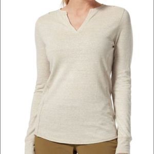 Royal Robbins Mountain Henley Women's Size XL in Oatmeal